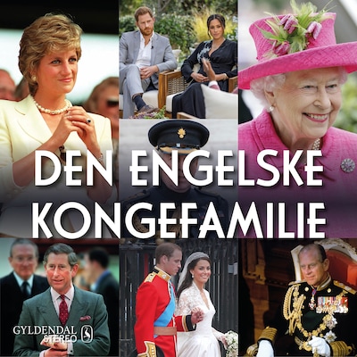 Den engelske kongefamilie - samlet – omslag til lydbogen af Den engelske kongefamilie