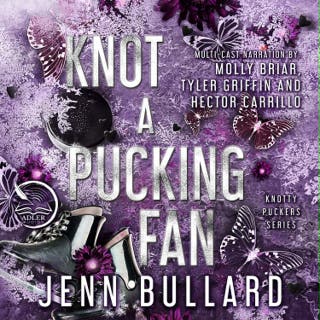 Knot A Pucking Fan – omslag till ljudboken av Jenn Bullard