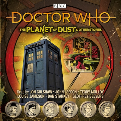 Doctor Who: The Planet of Dust & Other Stories – omslag til lydbogen af BBC