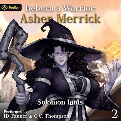 Reborn a Warrior: Asher Merrick – omslag til lydbogen af Solomon Ignis