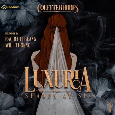 Luxuria – omslag til lydbogen af Colette Rhodes