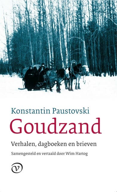 Goudzand: verhalen, dagboeken en brieven – omslag van het luisterboek van Konstantin Paustovski