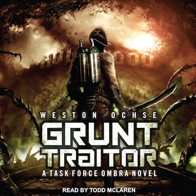 Grunt Traitor – omslag til lydbogen af Weston Ochse