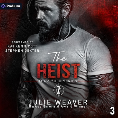 The Heist – omslag til lydbogen af Julie Weaver