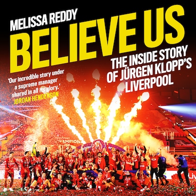 Believe Us – omslag til lydbogen af Melissa Reddy