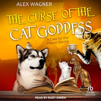 The Curse of the Cat Goddess – omslag til lydbogen af Alex Wagner
