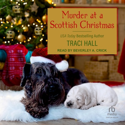 Murder at a Scottish Christmas – omslag til lydbogen af Traci Hall
