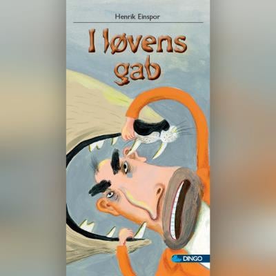 I løvens gab – omslag til lydbogen af Henrik Einspor