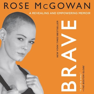 BRAVE – okładka audiobooka, autor Rose McGowan