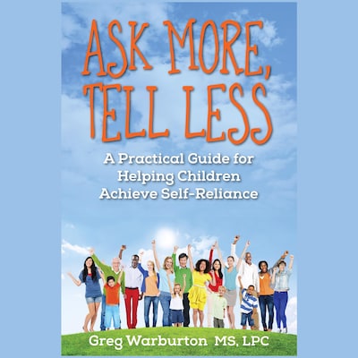 Ask More, Tell Less – omslag van het luisterboek van Greg Warburton