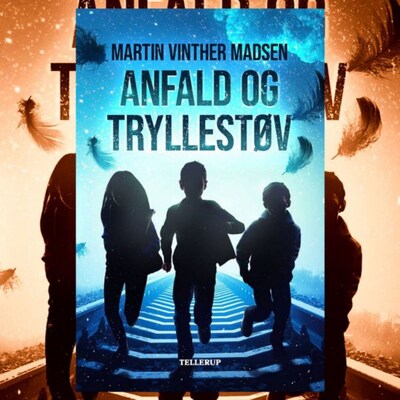 Anfald og tryllestøv – omslag til lydbogen af Martin Vinther Madsen