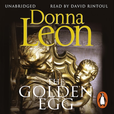 The Golden Egg – omslag til lydbogen af Donna Leon