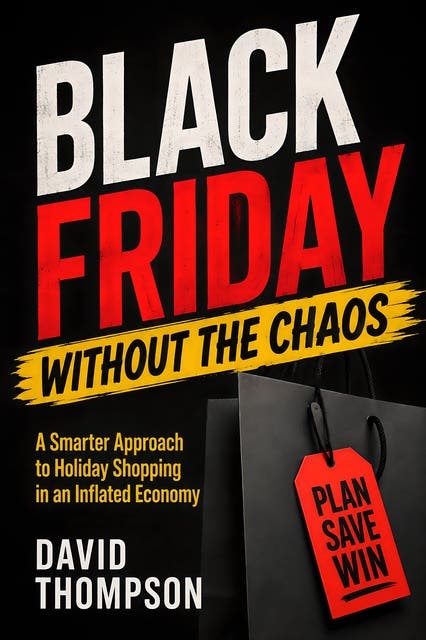 Black Friday Without the Chaos: A Smarter Approach to Holiday Shopping in an Inflated Economy – omslag til lydbogen af David Thompson