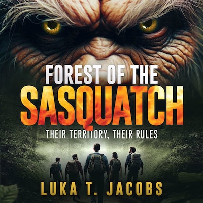 Forest of the Sasquatch – omslag til lydbogen af Luka T. Jacobs