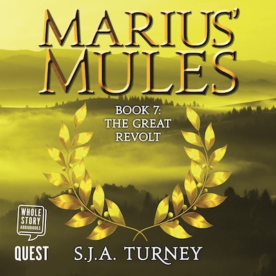 Marius' Mules VII: The Great Revolt – omslag til lydbogen af S. J. A. Turney