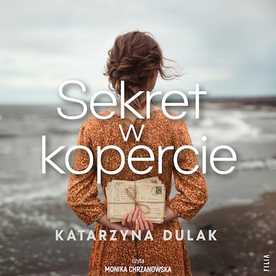 Sekret w kopercie – okładka audiobooka, autor Katarzyna Dulak