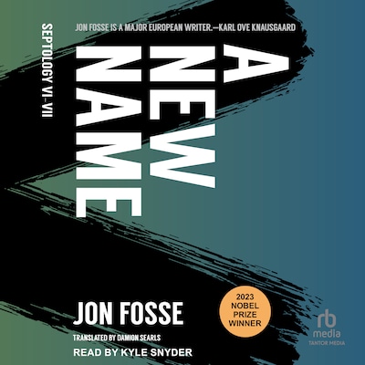 A New Name – omslag til lydbogen af Jon Fosse