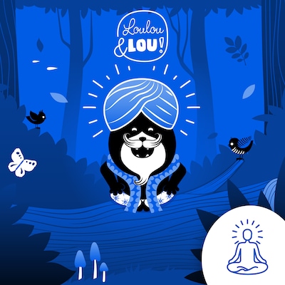 Meditation: Bodyscan – omslag til lydbogen af Loulou en Lou