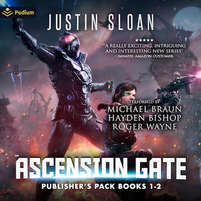 Ascension Gate: Publisher's Pack – omslag til lydbogen af Justin Sloan