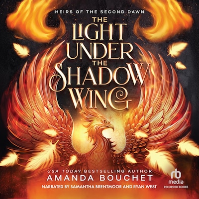 The Light Under the Shadow Wing – omslag til lydbogen af Amanda Bouchet