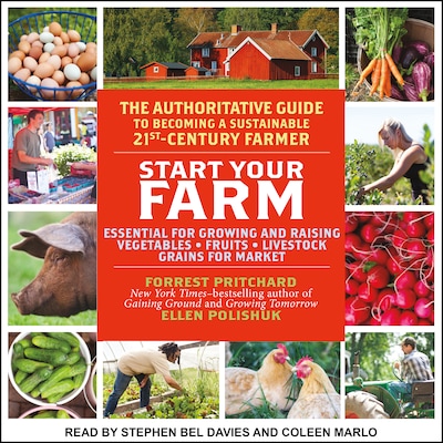 Start Your Farm – omslag til lydbogen af Forrest Pritchard, Ellen Polishuk