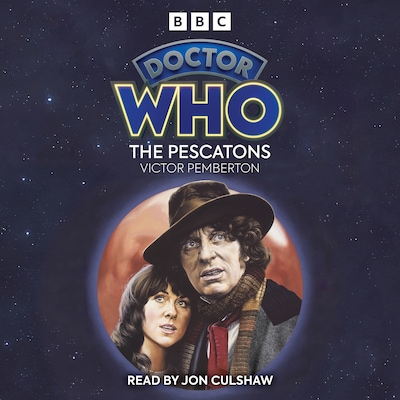 Doctor Who: The Pescatons – omslag til lydbogen af Victor Pemberton