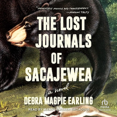 The Lost Journals of Sacajewea – omslag til lydbogen af Debra Magpie Earling