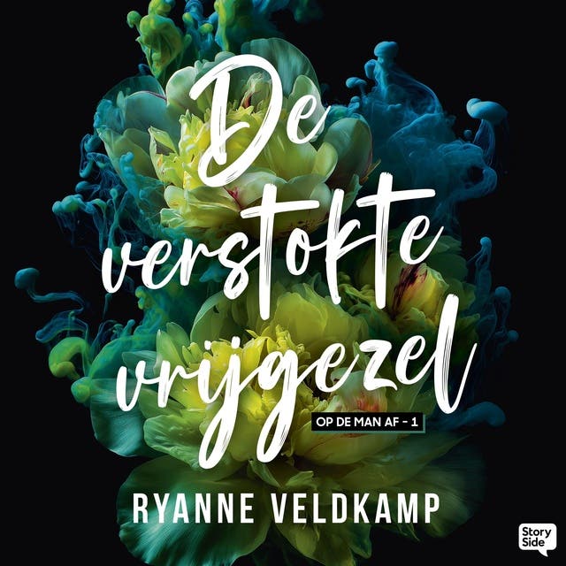 De verstokte vrijgezel – omslag van het luisterboek van Ryanne Veldkamp