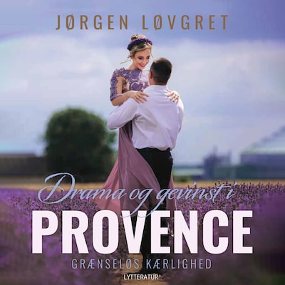 Drama og gevinst i Provence – omslag til lydbogen af Jørgen Løvgret