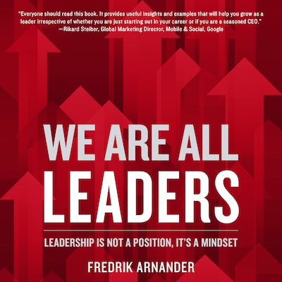 We Are All Leaders – omslag til lydbogen af Fredrik Arnander