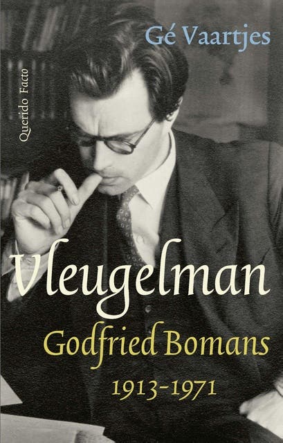 Vleugelman: Godfried Bomans 1913-1971 – omslag van het luisterboek van Gé Vaartjes