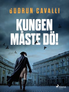Kungen måste dö! – omslag till ljudboken av Gudrun Cavalli