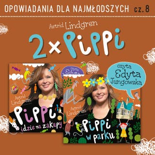 Pippi. Opowiadania. Cz.1 – okładka audiobooka, autor Astrid Lindgren