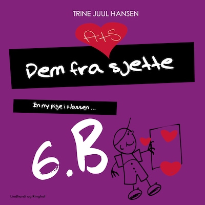 En ny pige i klassen ... – omslag til lydbogen af Trine Juul Hansen