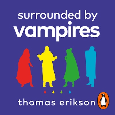 Surrounded by Vampires – omslag til lydbogen af Thomas Erikson