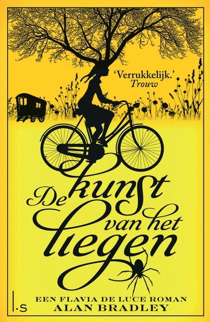 De kunst van het liegen – omslag van het luisterboek van Alan Bradley