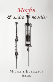 Morfin och andra noveller – omslag till ljudboken av Michail Bulgakov