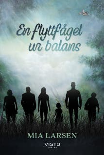 En flyttfågel ur balans – omslag till ljudboken av Mia Larsen