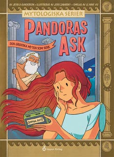 Pandoras ask – omslag till ljudboken av Jessica Gunderson