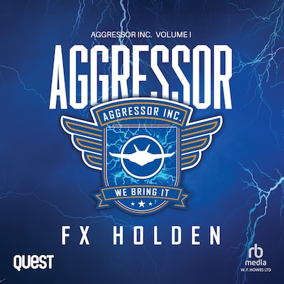 Aggressor – omslag til lydbogen af F X Holden