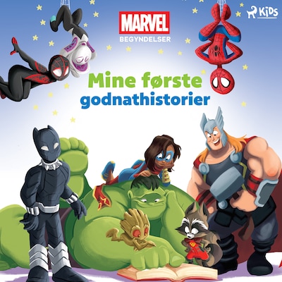Marvel Begyndelser – Mine første godnathistorier – omslag til lydbogen af Marvel