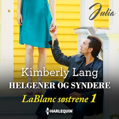 Helgener og syndere – omslag til lydbogen af Kimberly Lang
