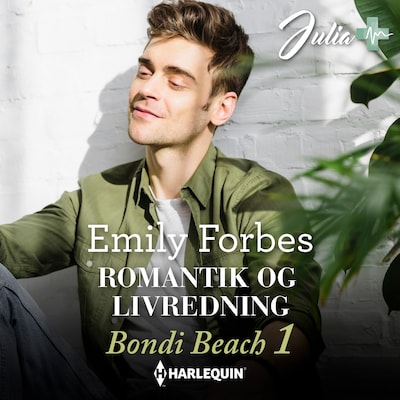 Romantik og livredning – omslag til lydbogen af Emily Forbes