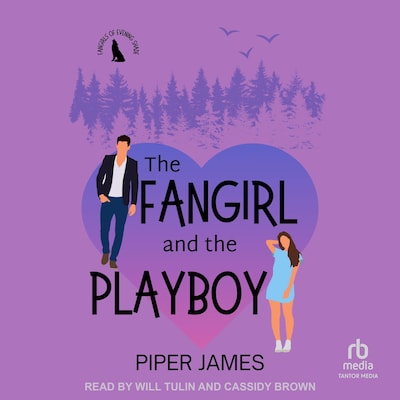The Fangirl and the Playboy – omslag til lydbogen af Piper James