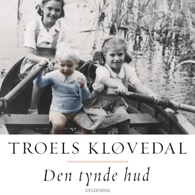 Den tynde hud – omslag til lydbogen af Troels Kløvedal
