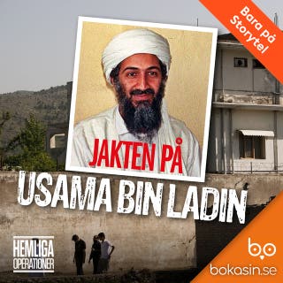 Jakten på Usama bin Ladin – omslag till ljudboken av Bokasin