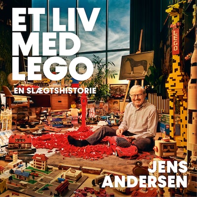 Et liv med LEGO – omslag til lydbogen af Jens Andersen