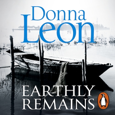 Earthly Remains – omslag til lydbogen af Donna Leon