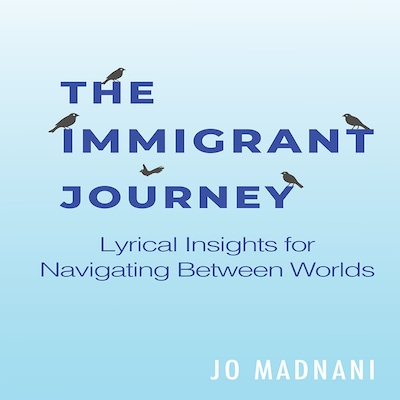 The Immigrant Journey – omslag til lydbogen af Jo Madnani