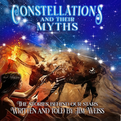 Constellations and Their Myths – omslag til lydbogen af Jim Weiss